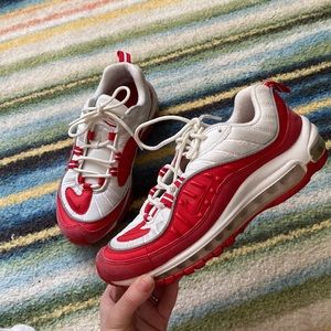 Nike air max red on 24cm foot 👍🏻